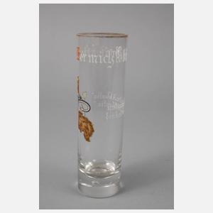 Emailliertes Spruchglas