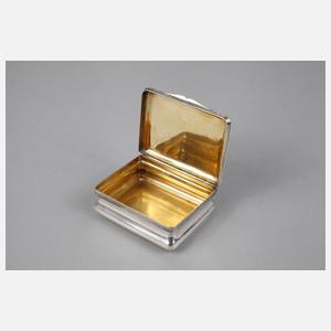 Augsburg barocke Silberdose