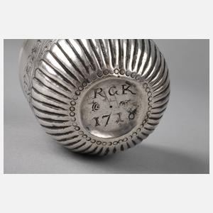 Faustbecher Silber
