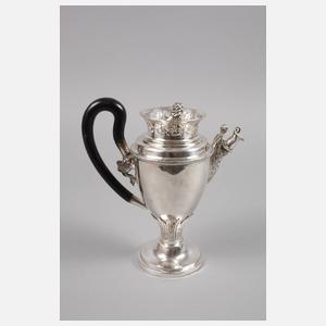 Silber Biedermeierkanne Augsburg