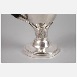 Silber Biedermeierkanne Augsburg