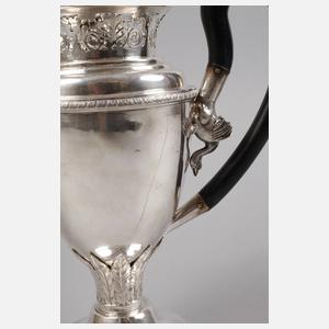 Silber Biedermeierkanne Augsburg