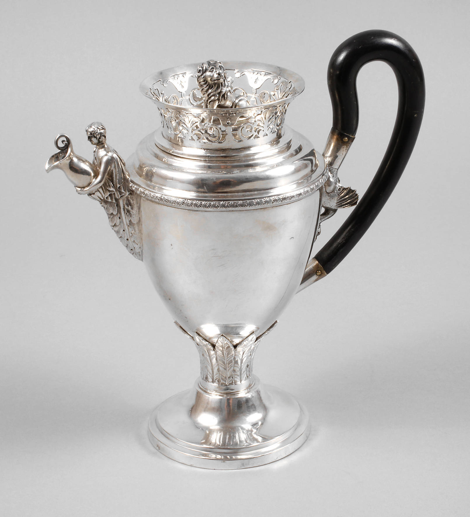Silber Biedermeierkanne Augsburg