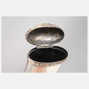 Biedermeier Silberdose