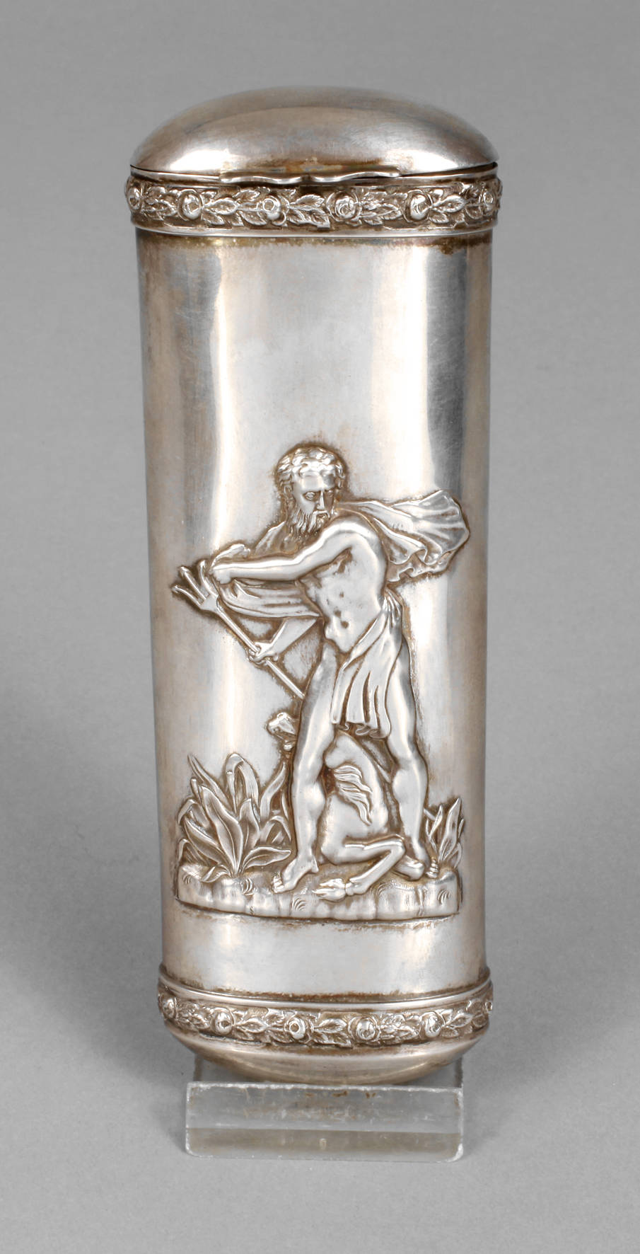 Biedermeier Silberdose