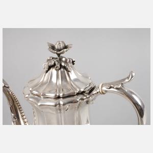 Silber Kaffeekanne Biedermeier