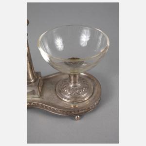 Silbersaliere mit Pallas Athene