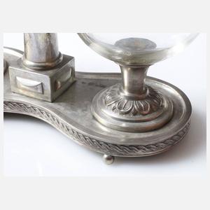 Silbersaliere mit Pallas Athene