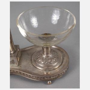 Silbersaliere mit Pallas Athene