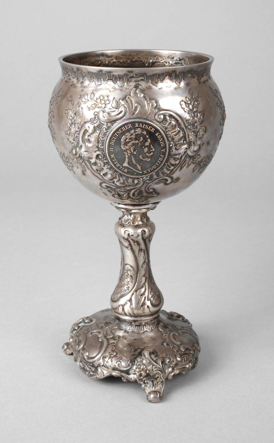 Münzpokal Silber