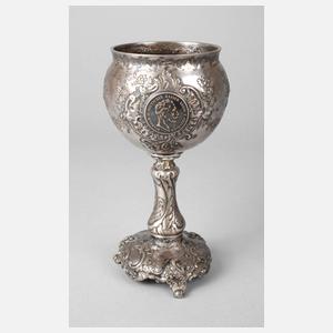 Münzpokal Silber