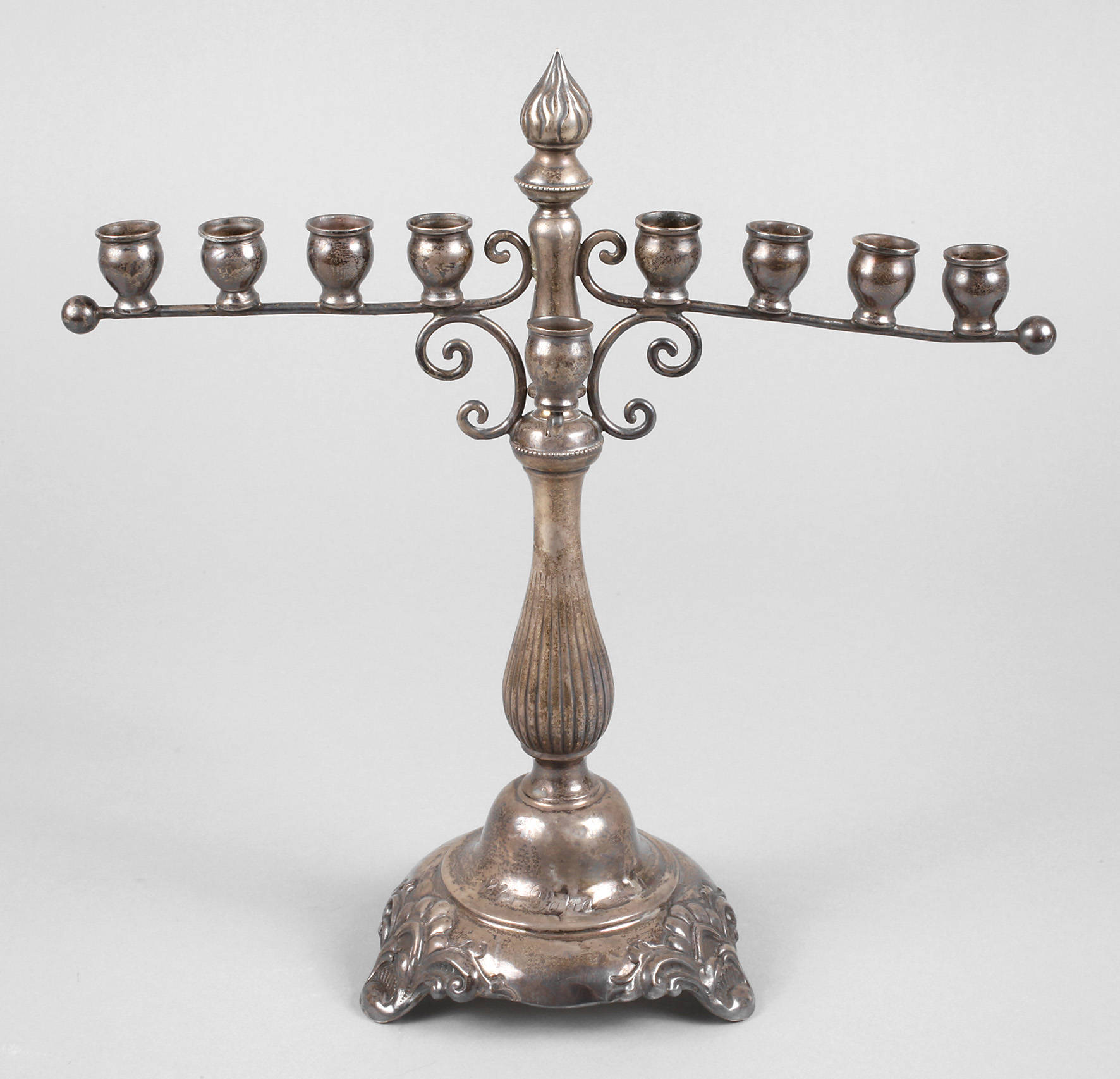 Silber Chanukka-Leuchter