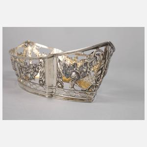 Jugendstiljardiniere Silber