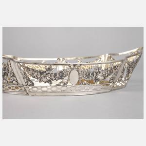 Jugendstiljardiniere Silber