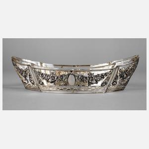 Jugendstiljardiniere Silber