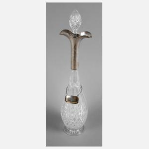 Karaffe mit Silbermontierung