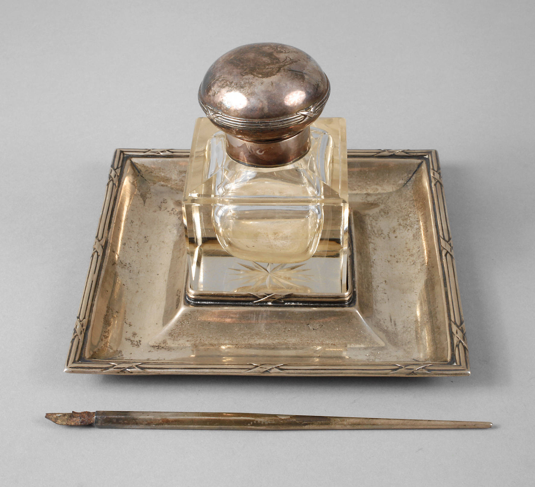 Silber Schreibset Jugendstil