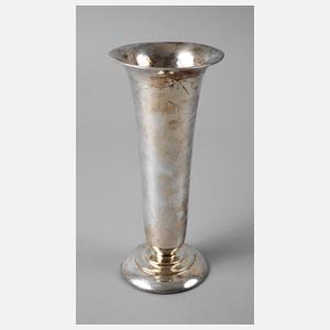 Silbervase Art déco