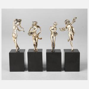 Vier Silberfiguren