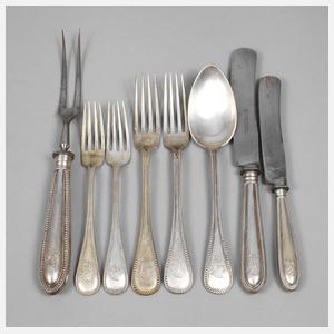 Konvolut Silberbesteck aus Adelsbesitz