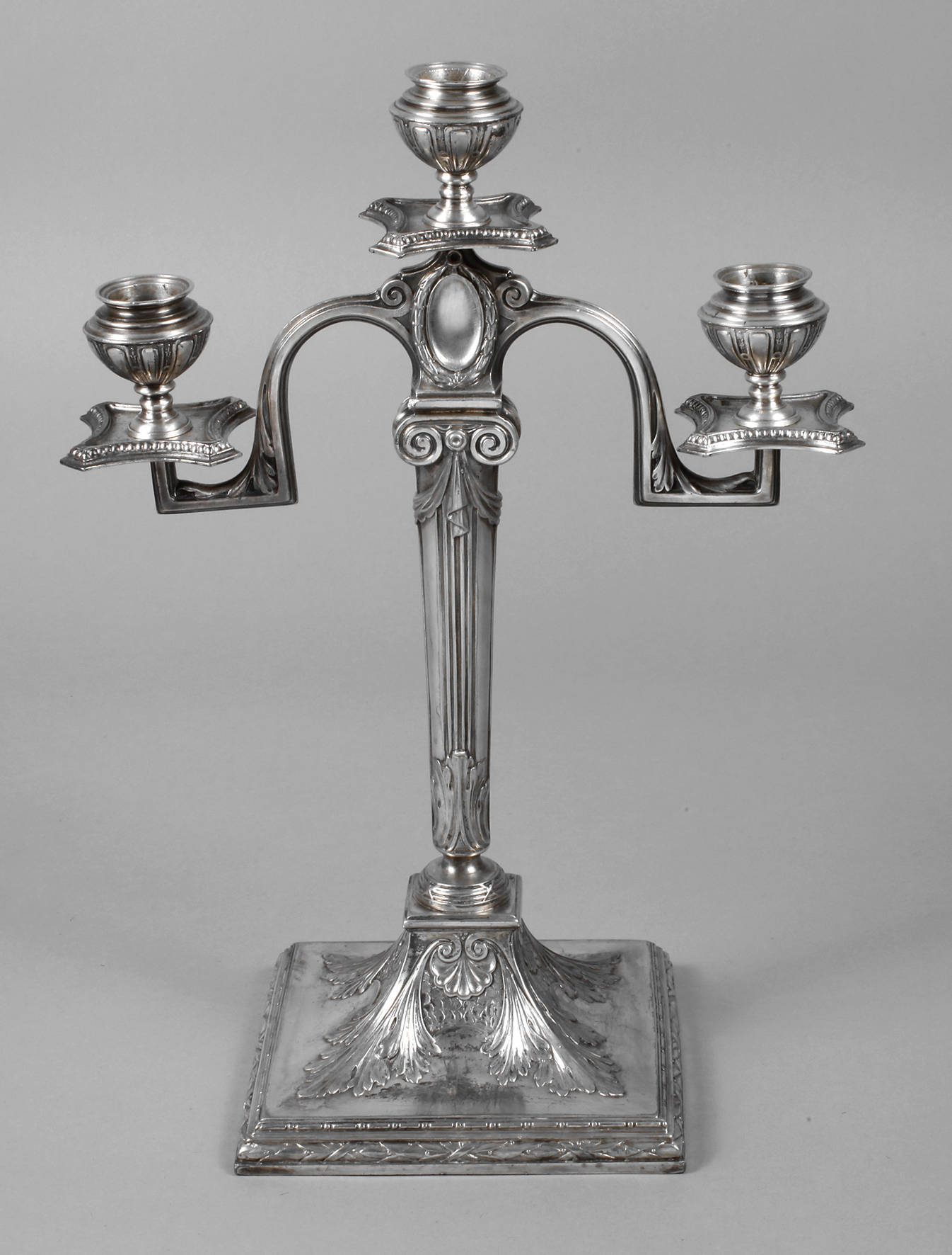 Kayserzinn Jugendstilleuchter