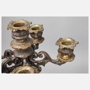 Paar sechsflammige Girandolen