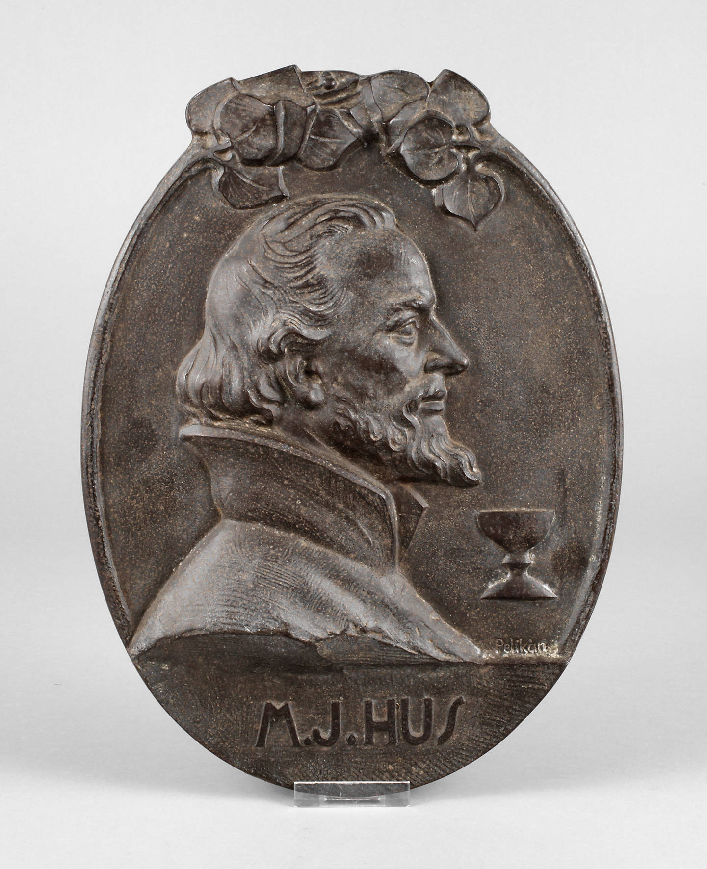 Wandbildplatte M. J. Hus