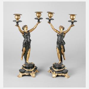 Figürliches Leuchterpaar