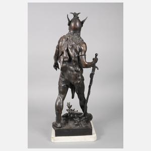 Große Kriegerplastik  Vercingetorix nach Emile Louis Picault