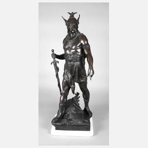 Große Kriegerplastik  Vercingetorix nach Emile Louis Picault