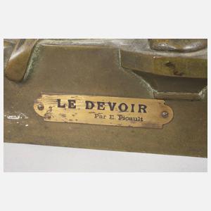 Emile Louis Picault, Kriegerplastik