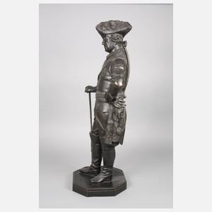 Übergroße Plastik Friedrich der Große nach Johann Gottfried Schadow