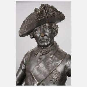 Übergroße Plastik Friedrich der Große nach Johann Gottfried Schadow