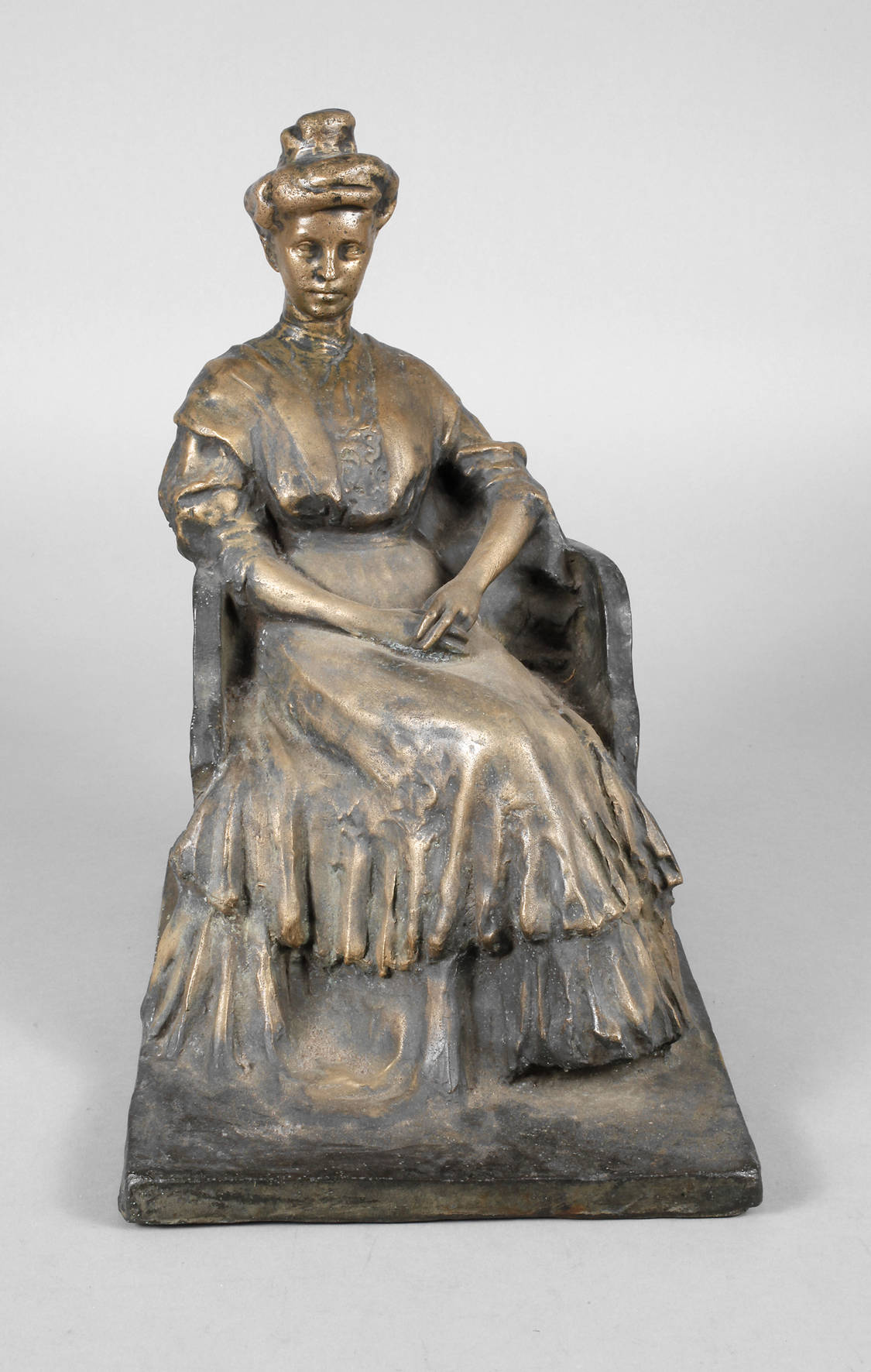 Eduard Klablena attr., Dame im Sessel