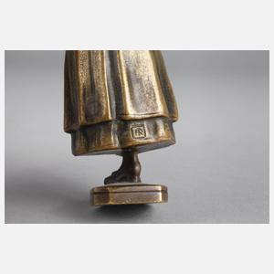 Ferdinand Lugerth, Kleinbronze elegante Dame