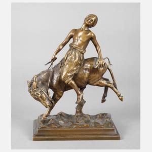 Paul Aichele, Orientale auf bockendem Esel