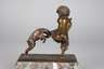 Bronze Faun mit Ziege