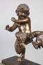 Bronze Faun mit Ziege