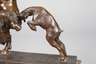 Bronze Faun mit Ziege