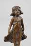 Miniaturbronze Jugendstilmädchen