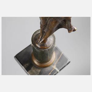 Miniaturbronze Jugendstilmädchen