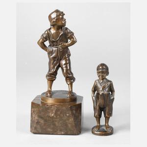 Zwei Gassenjungen als Kleinbronzen