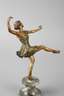 Balletttänzerin Bronzeskulptur