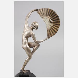 Marcel-André Bouraine, Fächertänzerin Art déco