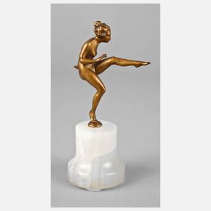 Miniaturbronze Akttänzerin