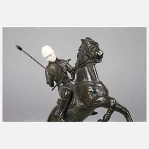 Bruno Zach, Chryselephantin Polospieler