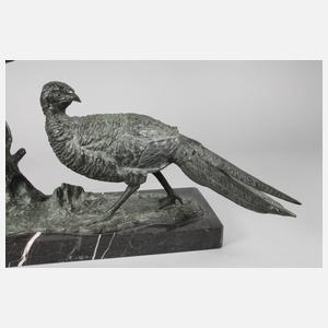 Anton Büschelberger, großes Goldfasanenpaar