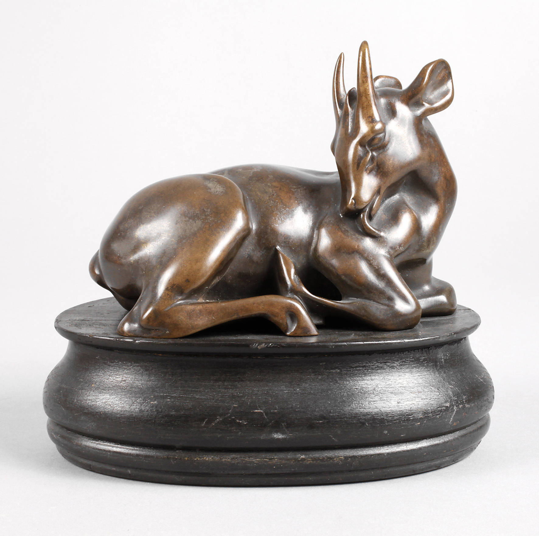 Monogrammist KK, liegende afrikanische Zwergantilope