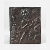 Otto Coester, Bronzeplakette ”Zwölfjähriger Jesus im Tempel”111