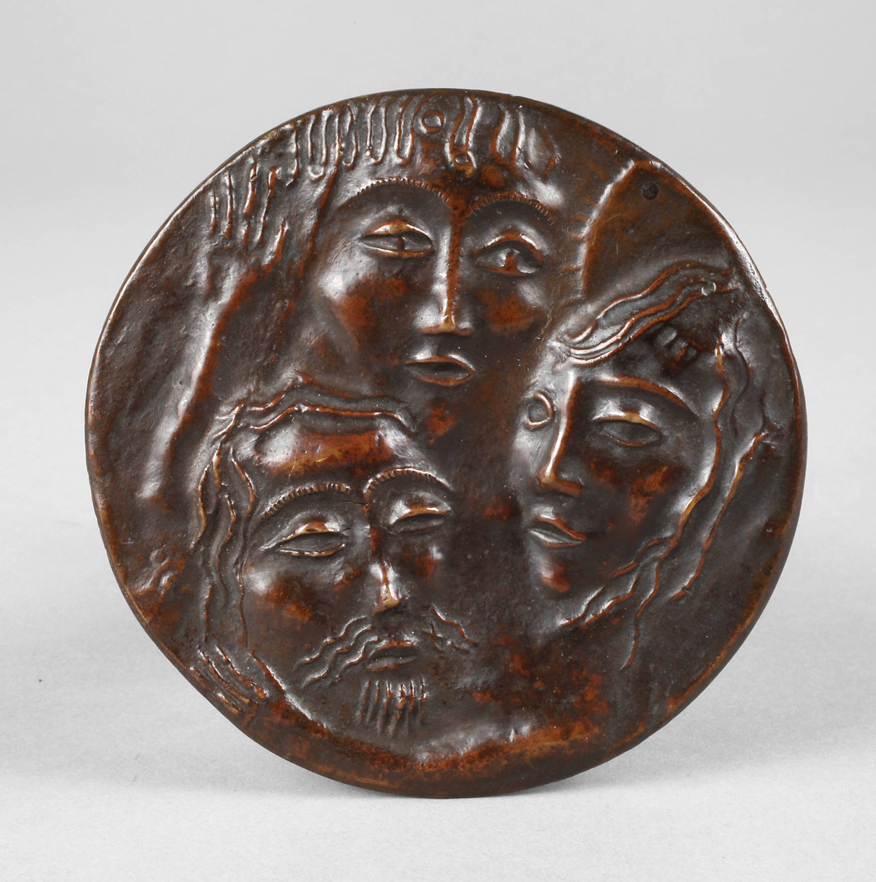 Otto Coester, Bronzeplakette Heilige Dreifaltigkeit